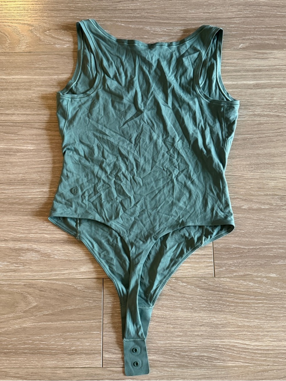 Lululemon Wundermost Nulu Square-Neck Sleeveless Bodysuit Forest size Small - Picture 6 of 6